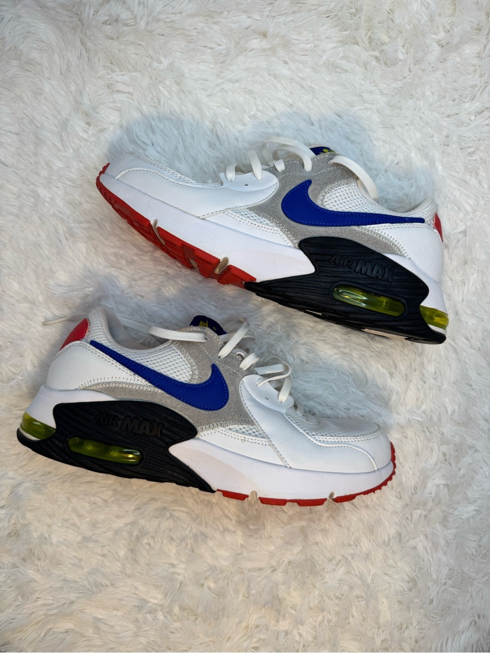Nike Air Max Excee Hyper Blue & White mens sneakers size 8.5 US